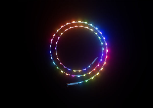 HYTE LS30 | qRGB light strips | 1000 mm 2 pack | Black with NP50