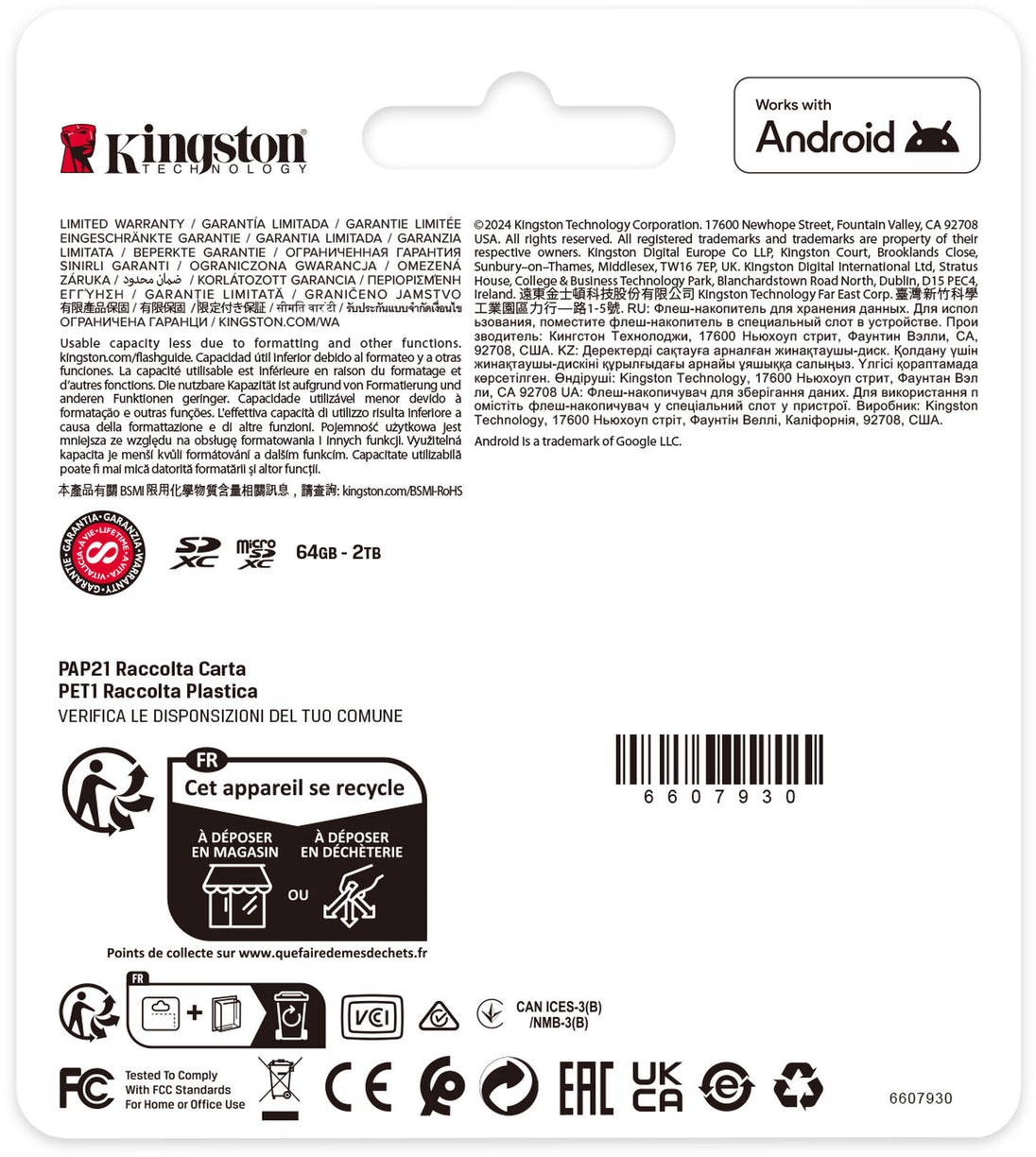 Kingston Canvas Select Plus | microSDXC memory card | 256GB | UHS-I U1