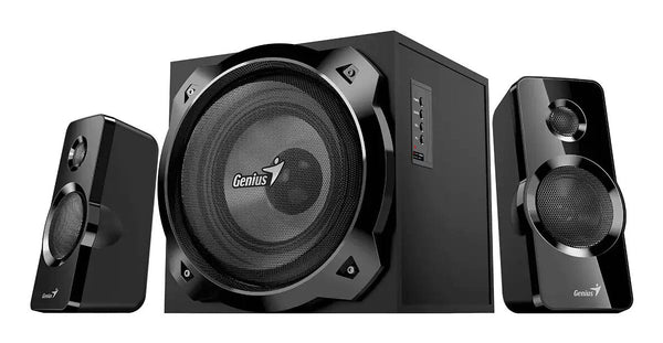 Genius SW-2.1 1850BT | 2.1 speaker system | 50W RMS Bluetooth 5.3 | Black