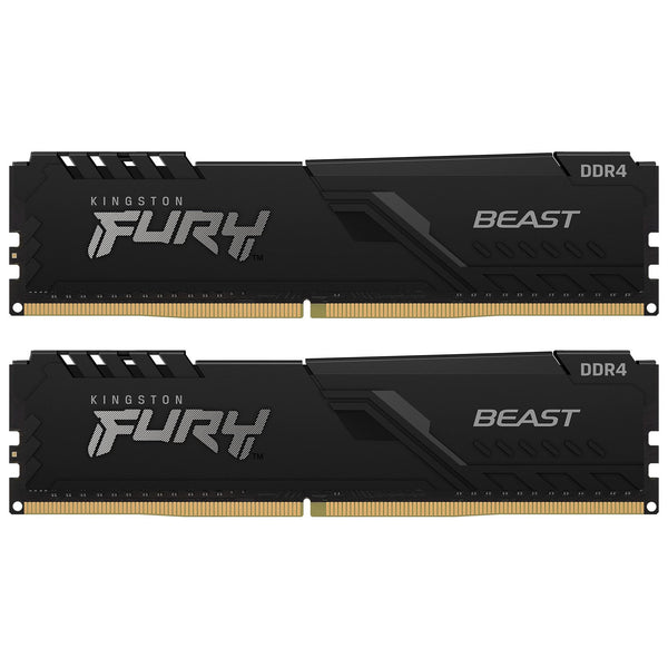 Kingston FURY Beast | DDR4 desktop RAM | 16GB 3200MT/s CL16 | 2 x 8GB black