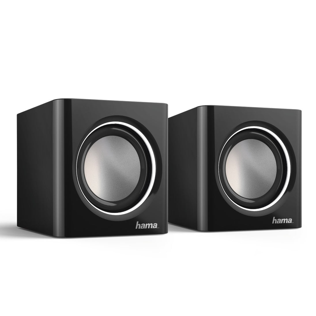 Hama Sonic Mobil 185 | 2.0 PC speakers | USB powered | Black and silver