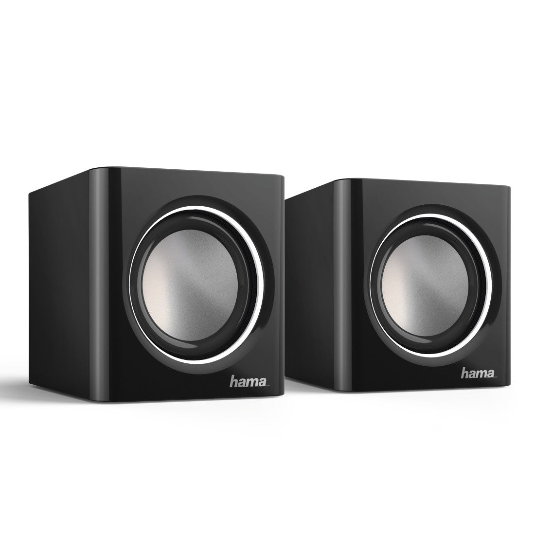 Hama Sonic Mobil 185 | 2.0 PC speakers | USB powered | Black and silver