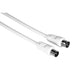 Hama 00205028 | Antenna cable | Coax plug to socket | 1.5 m | White