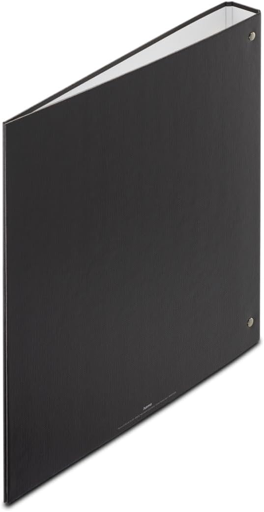 Hama 00007548 | Negative storage folder | 4-ring combi mechanism | 39 mm | Black