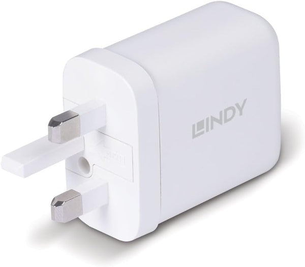 Lindy 73427 | USB-C GaN charger | 65W PD 3.0 and PPS | Black