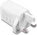 LINDY 73416 | USB charger | 20W USB-C PD 3.0 and USB-A | White