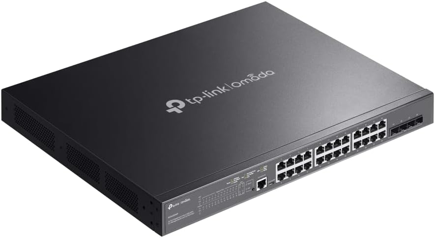 TP-Link JetStream TL-SG3428XMP | Managed network switch | 24-port Gigabit PoE+