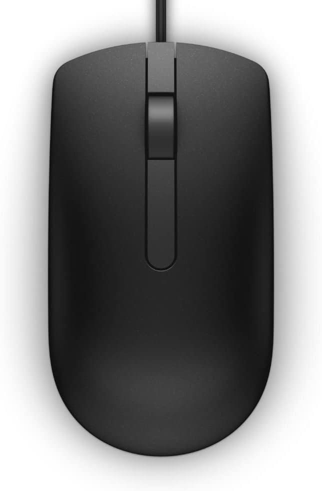 Dell MS116 | Wired USB mouse | 1000 dpi optical tracking | Black