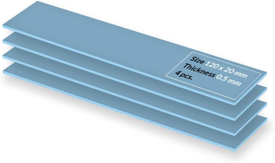 ARCTIC TP-3 | Thermal pad | 120 x 20 mm at 0.5 mm | Blue 4-pack