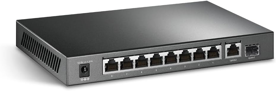 TP-Link TL-SG1210P | Gigabit Ethernet switch | 8-port PoE+ | 63W