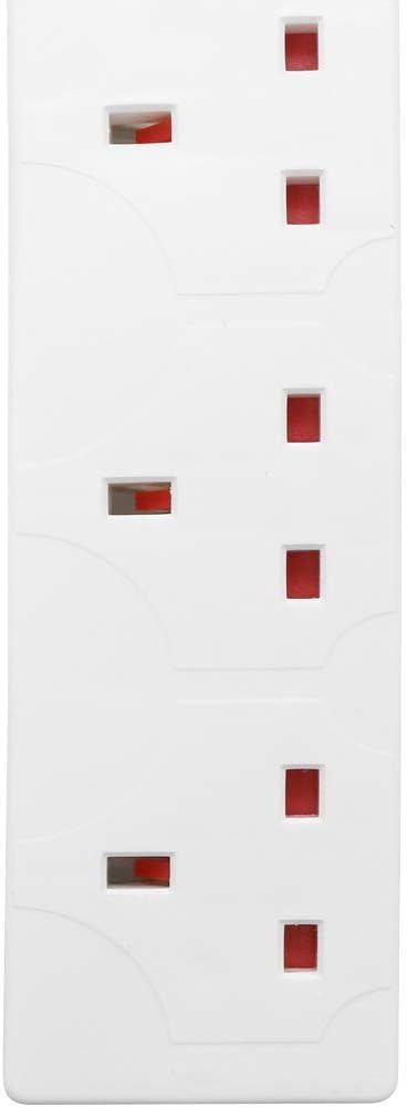 TARGET ELEC4WAY2M | 4 gang mains extension lead | 2m cable | White