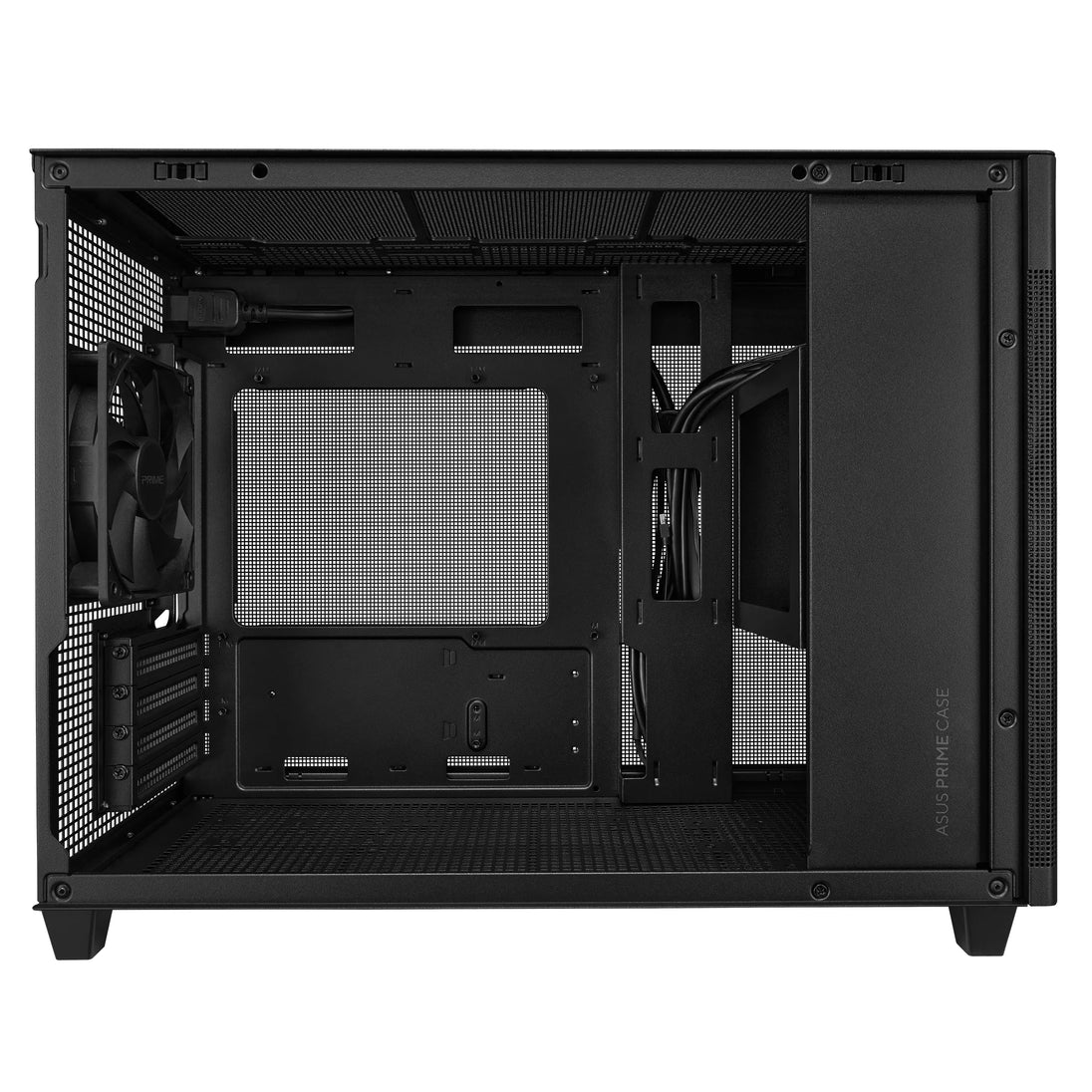ASUS Prime AP201 | MicroATX PC case | Tempered glass | Black