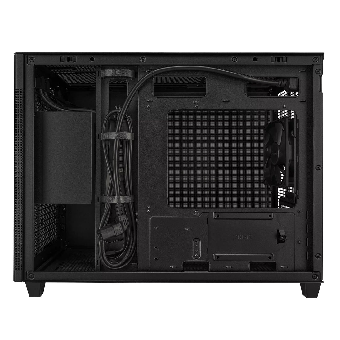 ASUS Prime AP201 | MicroATX PC case | Tempered glass | Black