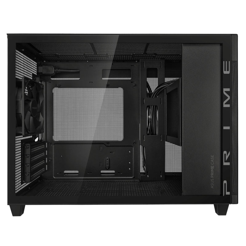 ASUS Prime AP201 | MicroATX PC case | Tempered glass | Black
