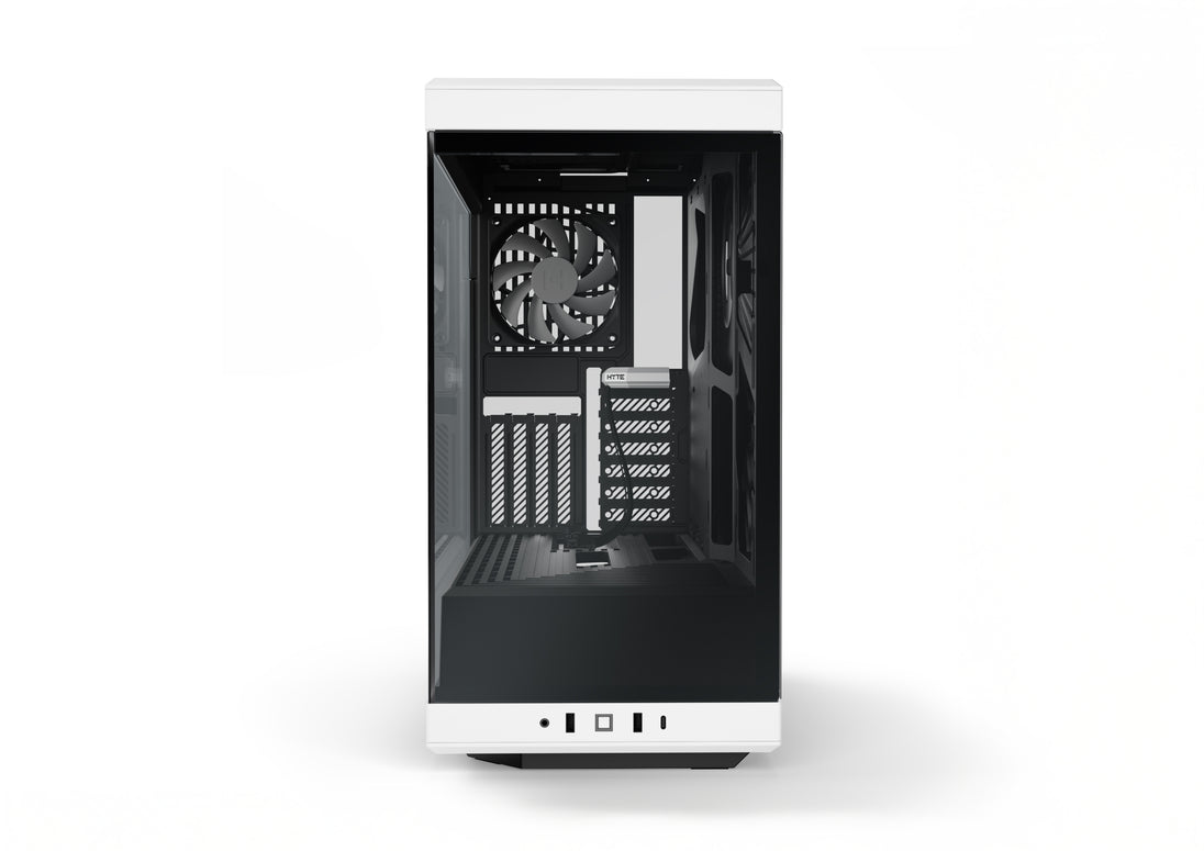 HYTE Y40 | Mid tower PC case | PCIe 4.0 riser | White and black
