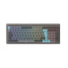 Ducky Cushion 98 | Mechanical keyboard | UK ISO | Nickel | Silent Green switches