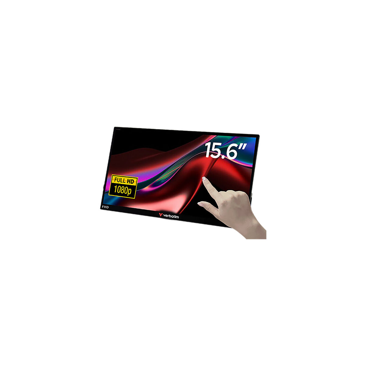 Verbatim PMT-15 | Portable touchscreen monitor | 15.6-inch Full HD