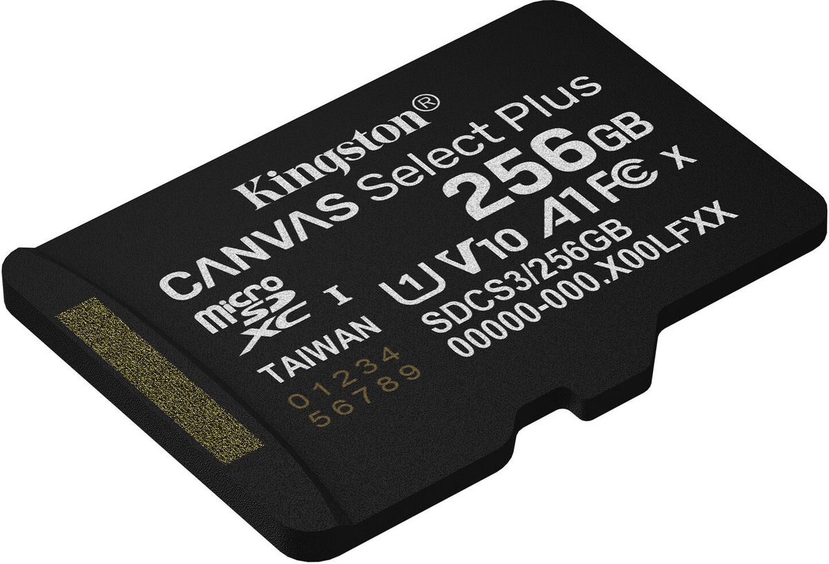 Kingston Canvas Select Plus | microSDXC memory card | 256GB | UHS-I U1