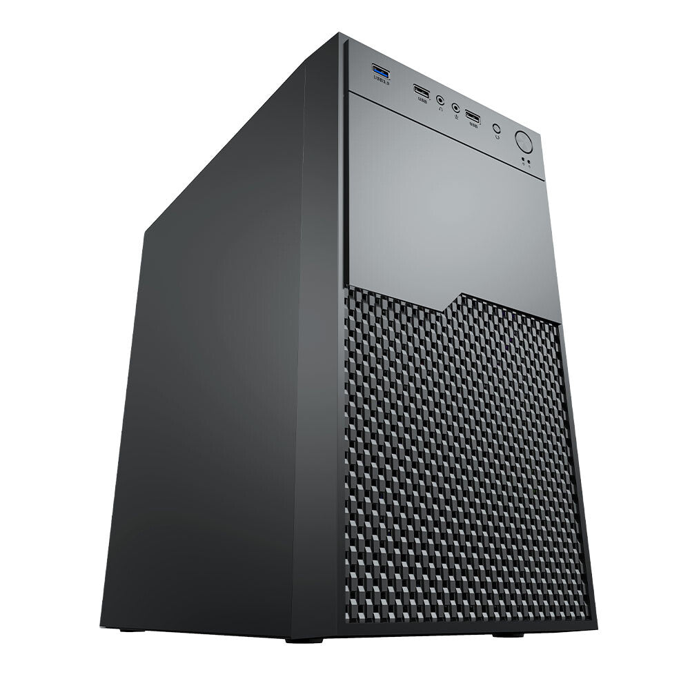 VIDA Enterprise-M | Micro ATX PC case | 120 mm fan | Black