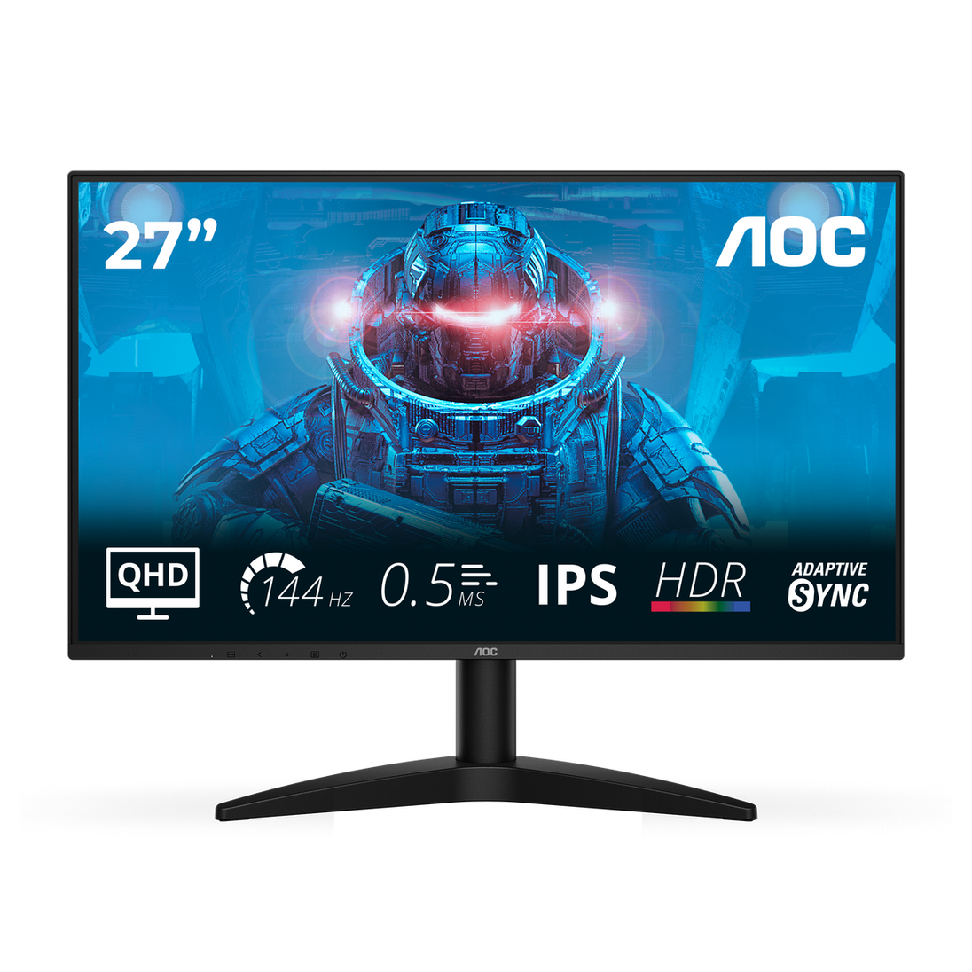AOC Q27B36X | 27-inch QHD monitor | IPS 144Hz | Black