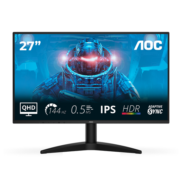 AOC Q27B36X | 27-inch QHD monitor | IPS 144Hz | Black