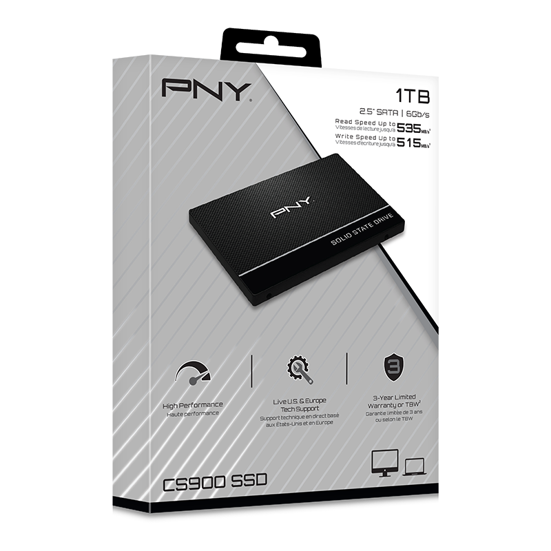 PNY CS900 | Internal SSD | 1TB SATA III | 2.5-inch