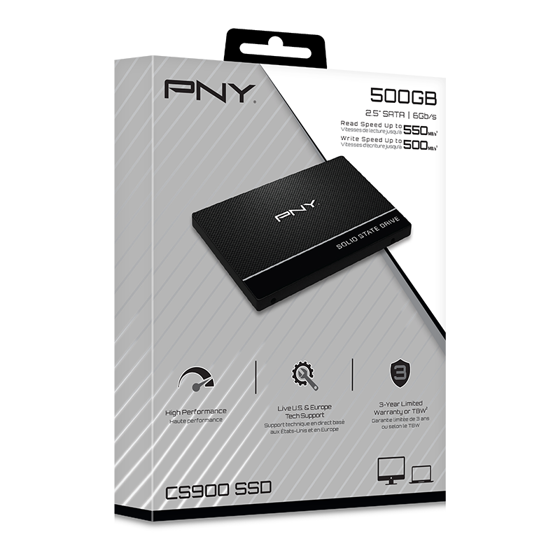 PNY CS900 | 500GB SATA III SSD | 2.5-inch