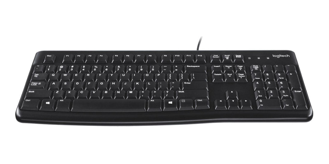 Logitech K120 | Wired keyboard | Full-size USB | UK QWERTY | Black