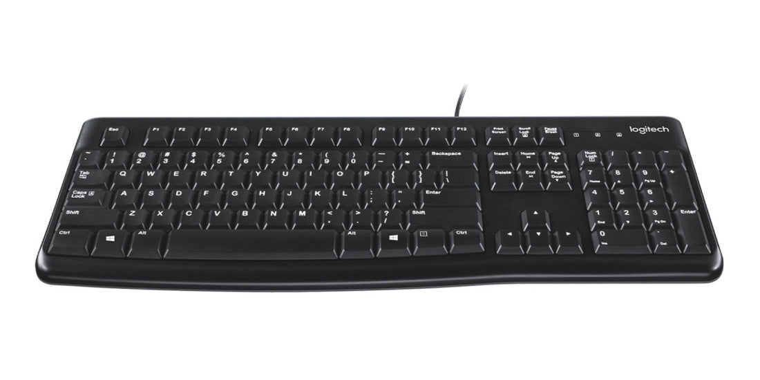 Logitech K120 | Wired keyboard | Full-size USB | UK QWERTY | Black