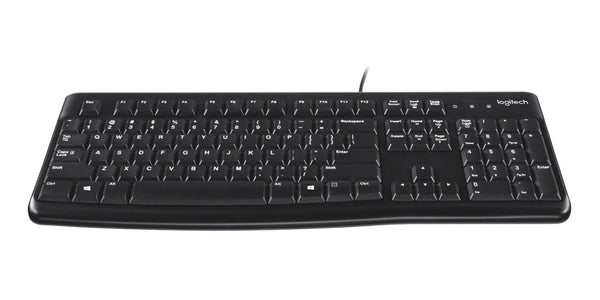 Logitech K120 | Wired keyboard | Full-size USB | UK QWERTY | Black