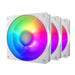 Cooler Master Mobius 120P ARGB | Case fan kit | 3 x 120 mm PWM | White
