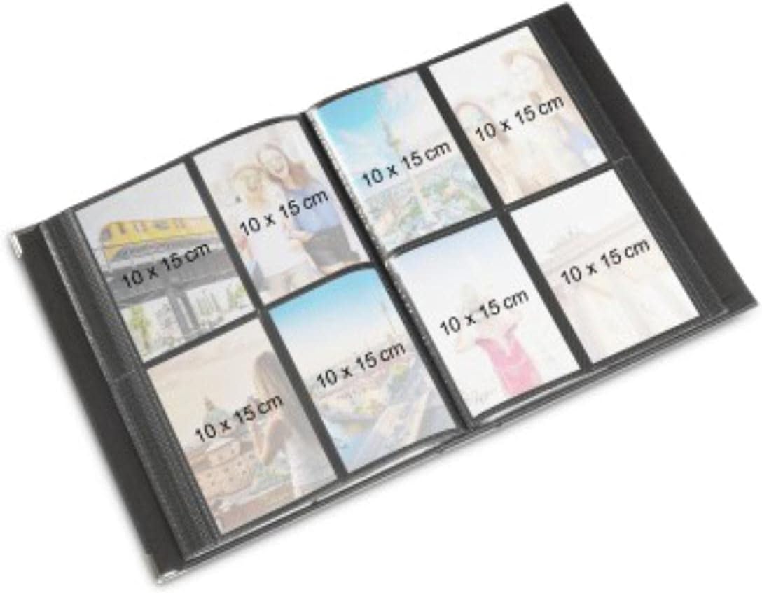 Hama New York City | Slip-in photo album | 400 photos 10 x 15 cm | Black