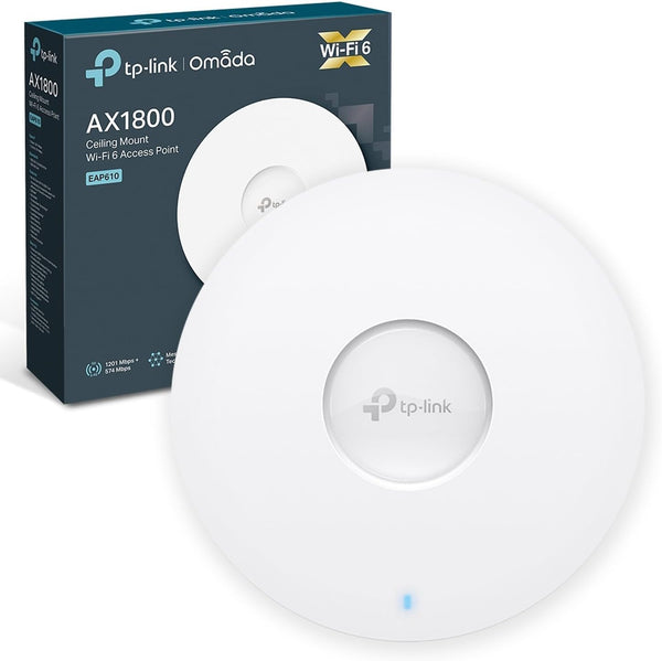 TP-Link Omada EAP610 | Wi-Fi 6 access point | AX1800 ceiling mount