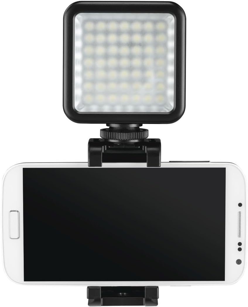 Hama 49 BD | LED camera light | 49 LEDs with dimmer | Black