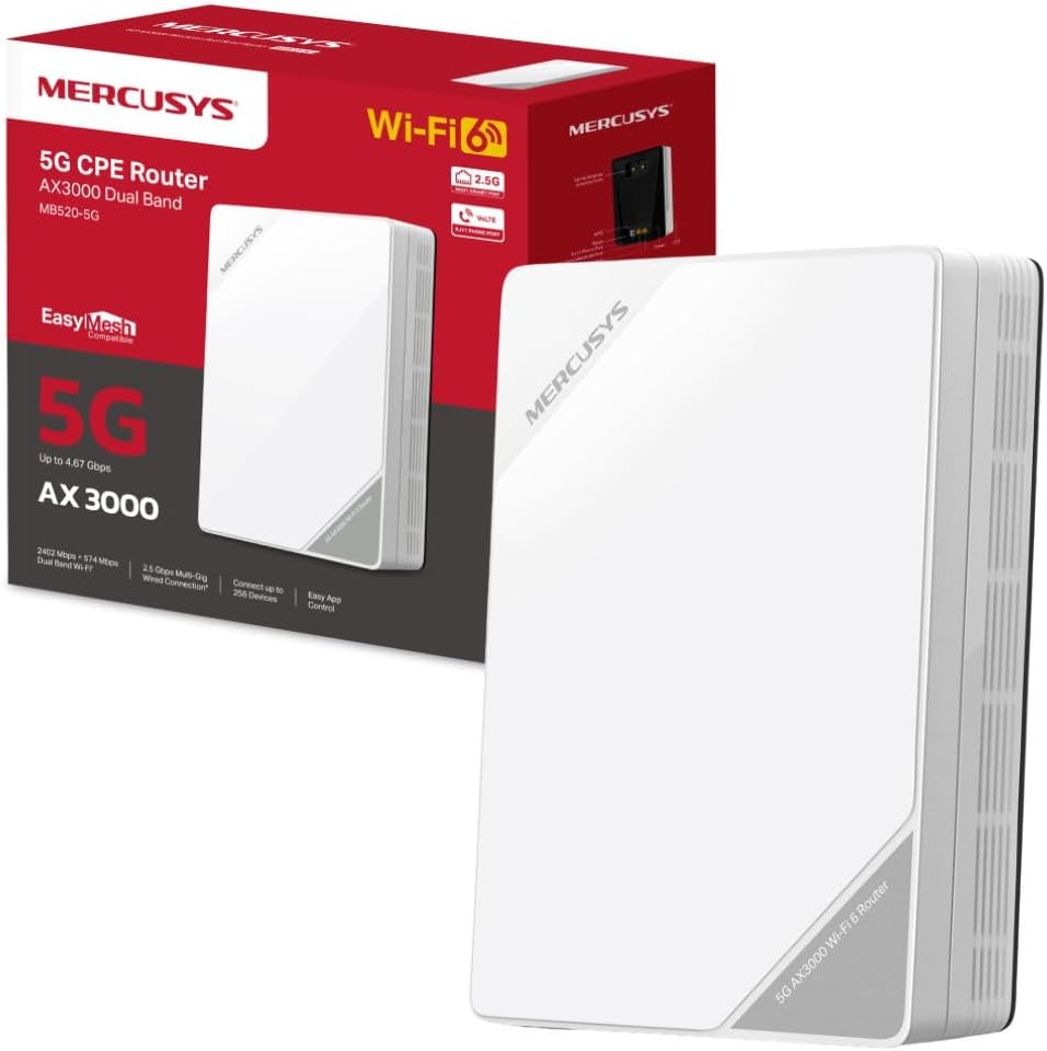 MERCUSYS MB520-5G | 5G Wi-Fi router | Dual band