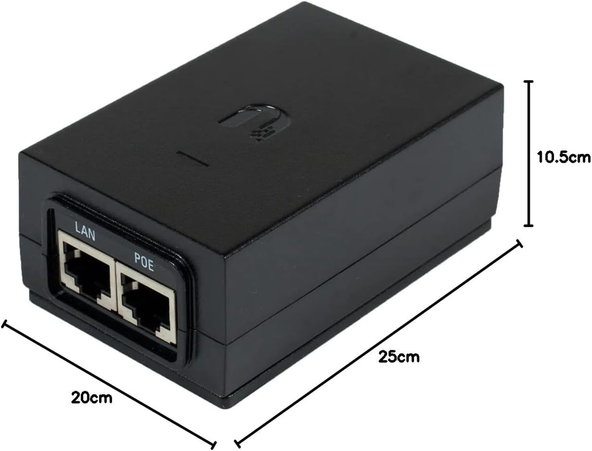 Ubiquiti POE-48-24W | Passive PoE injector | 48V 24W | Fast Ethernet
