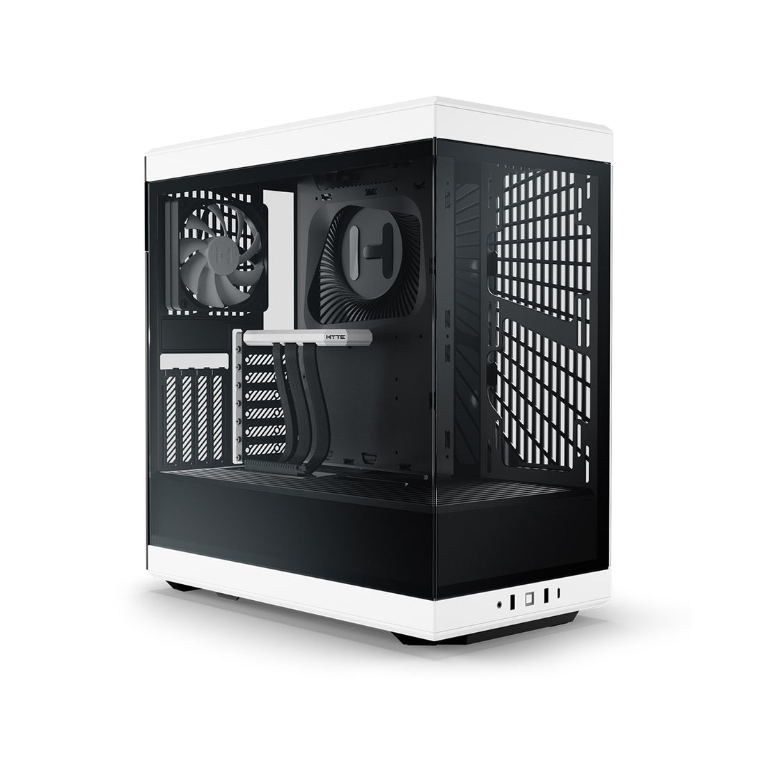 HYTE Y40 | Mid tower PC case | PCIe 4.0 riser | White and black