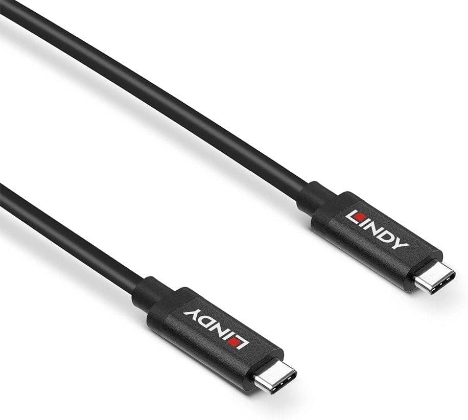 LINDY 43308 | Active USB-C cable | USB 3.2 Gen 2 10Gbps | 5m | Black