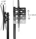 Hama Trolley | Mobile TV stand | 32–75 in | Black