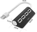 Hama 00200119 | USB hub | 4 ports USB 2.0 | 480 Mbit/s | Black