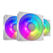 Cooler Master Mobius 120P ARGB | Case fan kit | 3 x 120 mm PWM | White