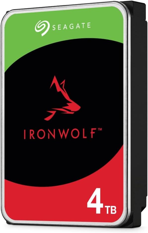 Seagate IronWolf ST4000VN006 | 4TB NAS hard drive | 3.5-inch SATA 6Gb/s