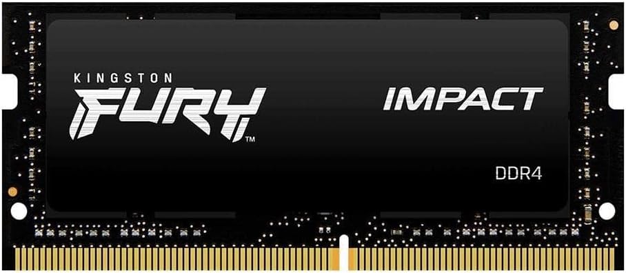 Kingston FURY Impact KF432S20IB/16 | 16GB DDR4 SODIMM | 3200MT/s CL20 | Black