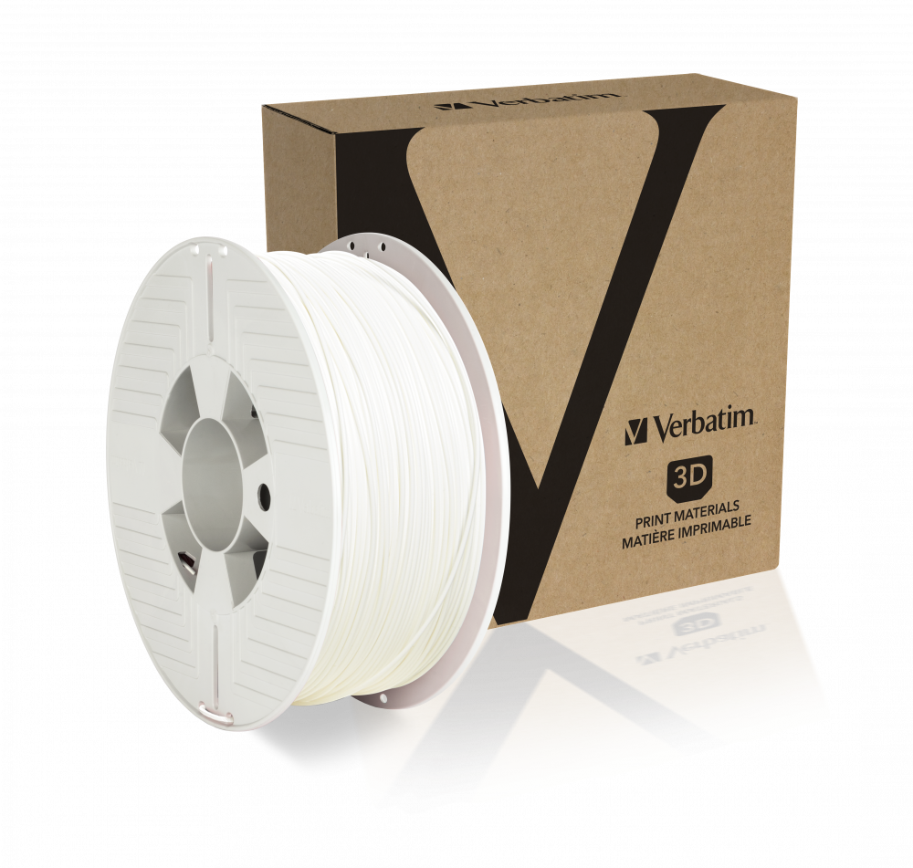Verbatim PLA 3D Filament | 1.75 mm 1 kg | White