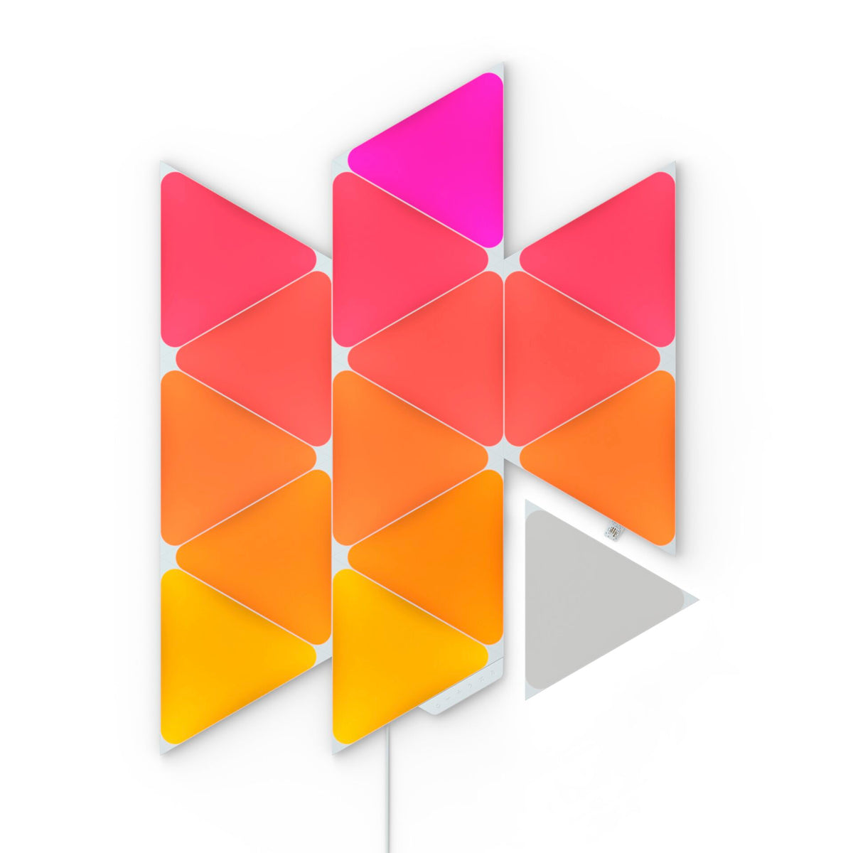 Nanoleaf Shapes Triangles | Smart LED wall light panels | White