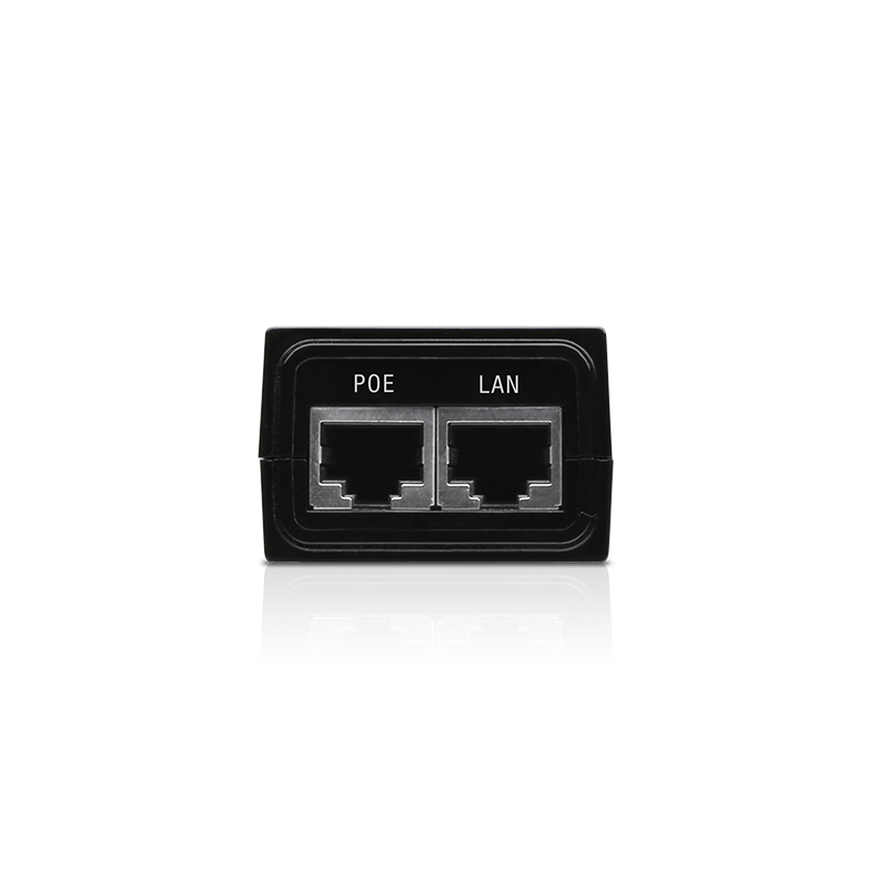 Ubiquiti POE-24-24W-G | Gigabit PoE injector | 24V 1A | Black