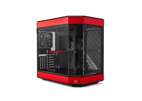 HYTE Y60 | Mid-tower PC case | E-ATX compatible | Red/black