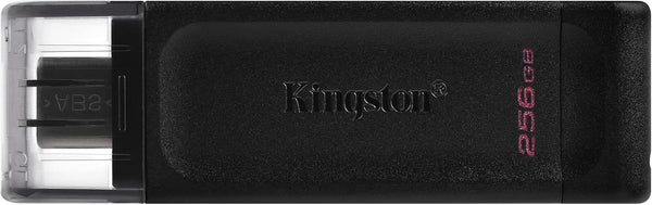 Kingston DataTraveler 70 | USB-C flash drive | USB 3.2 Gen 1 | 256GB | Black