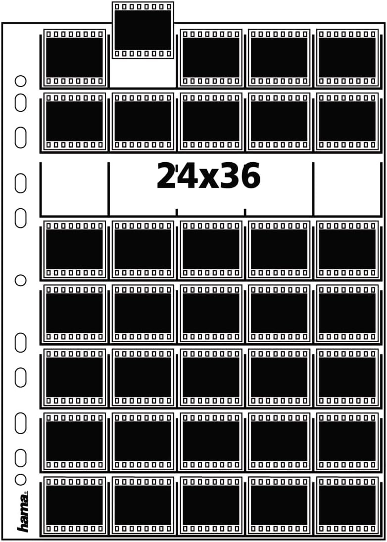 Hama 2032 | Negative sleeves | 40 negatives per sheet | 25 sheets