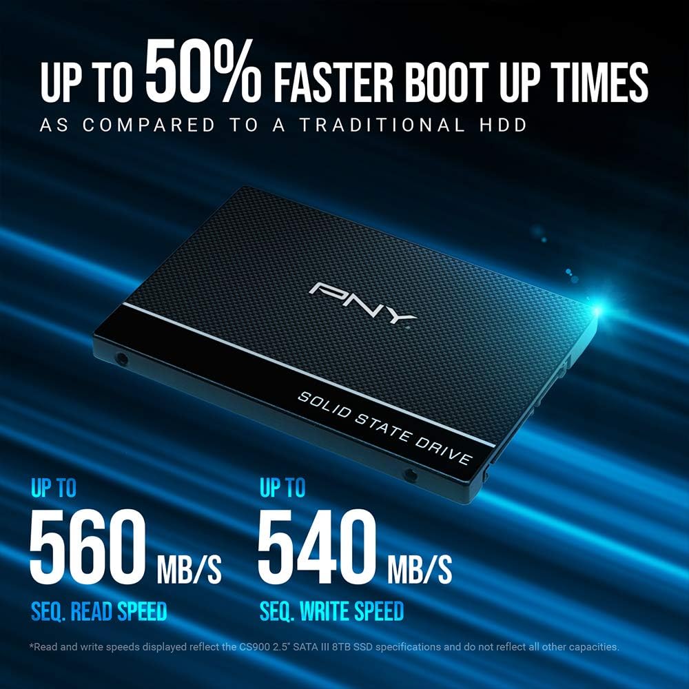 PNY CS900 | 500GB SATA III SSD | 2.5-inch